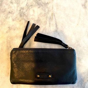 Black Leather Frye Heidi Wallet